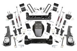5-Inch Lift Kit with N3 Shocks for 2011-2019 Chevy/GMC 2500 HD, Rough Country 10330