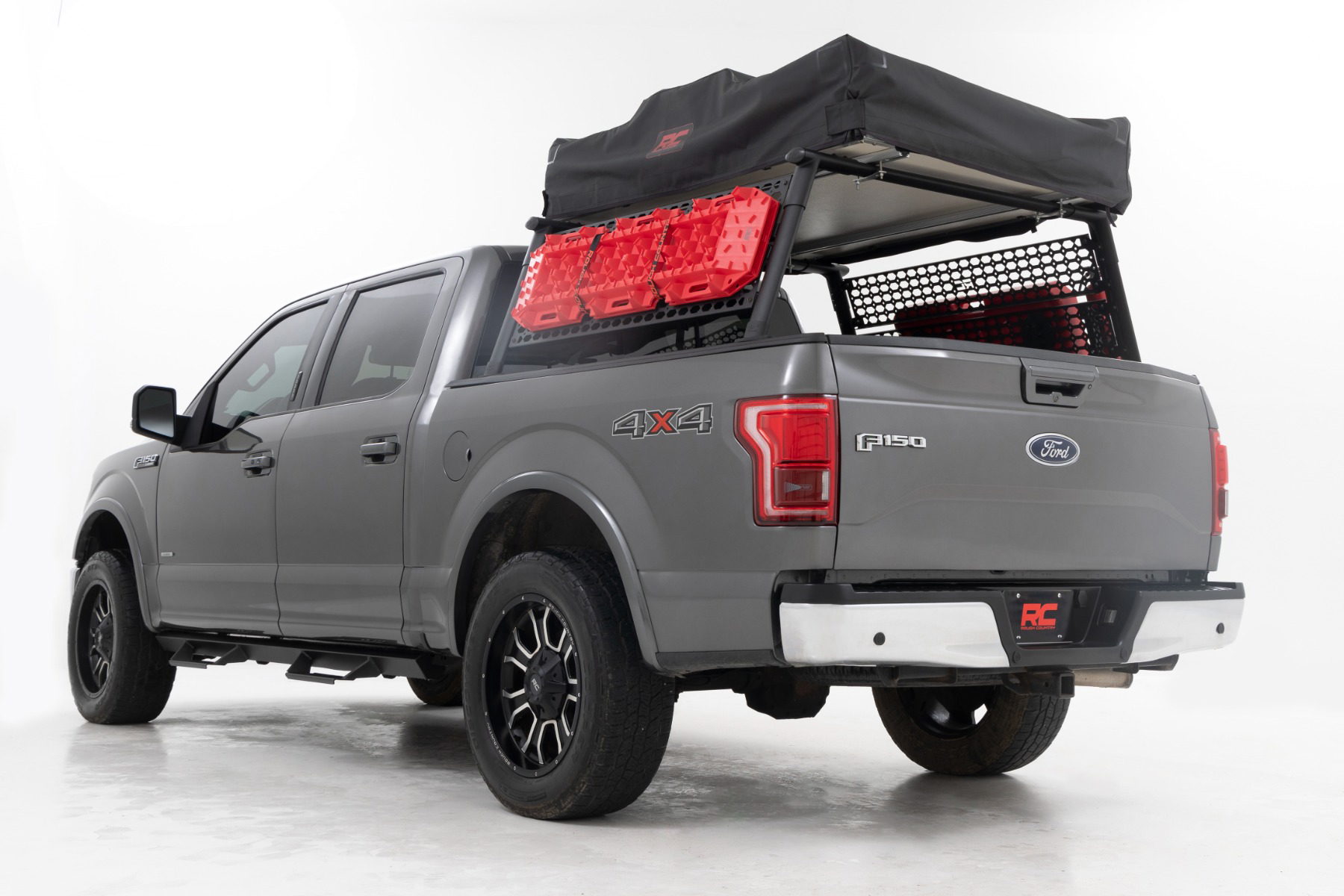 Rough Country Aluminum Bed Rack for Ford F-150 with 5'7" Bed