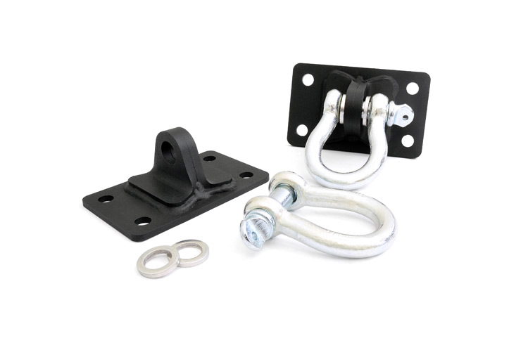 Rough Country D-Ring Shackle and Mount Set for Jeep Wrangler