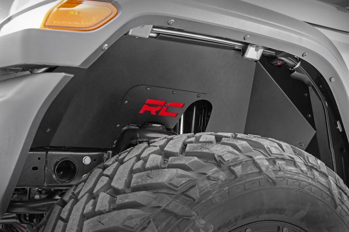 Front Inner Fenders for Jeep Wrangler 4WD (2018-2025), Rough Country 10497A
