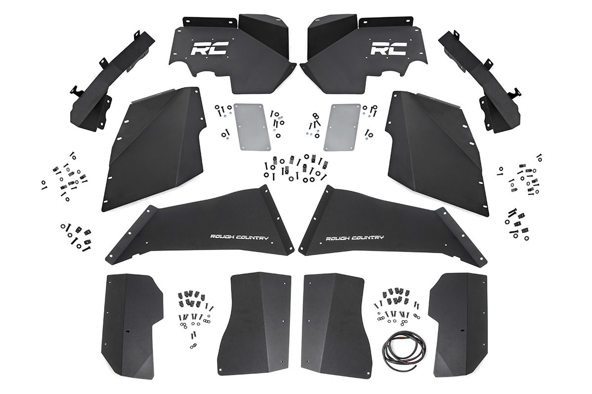 Rough Country Front and Rear Inner Fenders for Jeep Wrangler JK