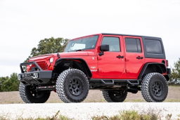 Angry Eyes Replacement Grille for Jeep Wrangler (2007–2017), view 3, Rough Country 10524