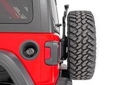 Tire Carrier Relocation Plate for Jeep Wrangler 4WD (2018-2025), view 5, Rough Country 10526