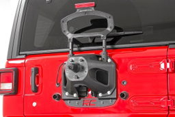 Tire Carrier Relocation Plate for Jeep Wrangler 4WD (2018-2025), view 3, Rough Country 10529