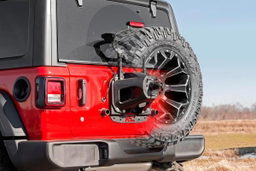 Tire Carrier Relocation Plate for Jeep Wrangler 4WD (2018-2025), view 4, Rough Country 10529