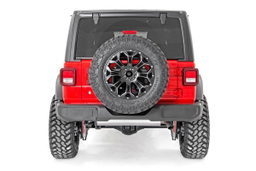 Tire Carrier Relocation Plate for Jeep Wrangler 4WD (2018-2025), view 6, Rough Country 10529