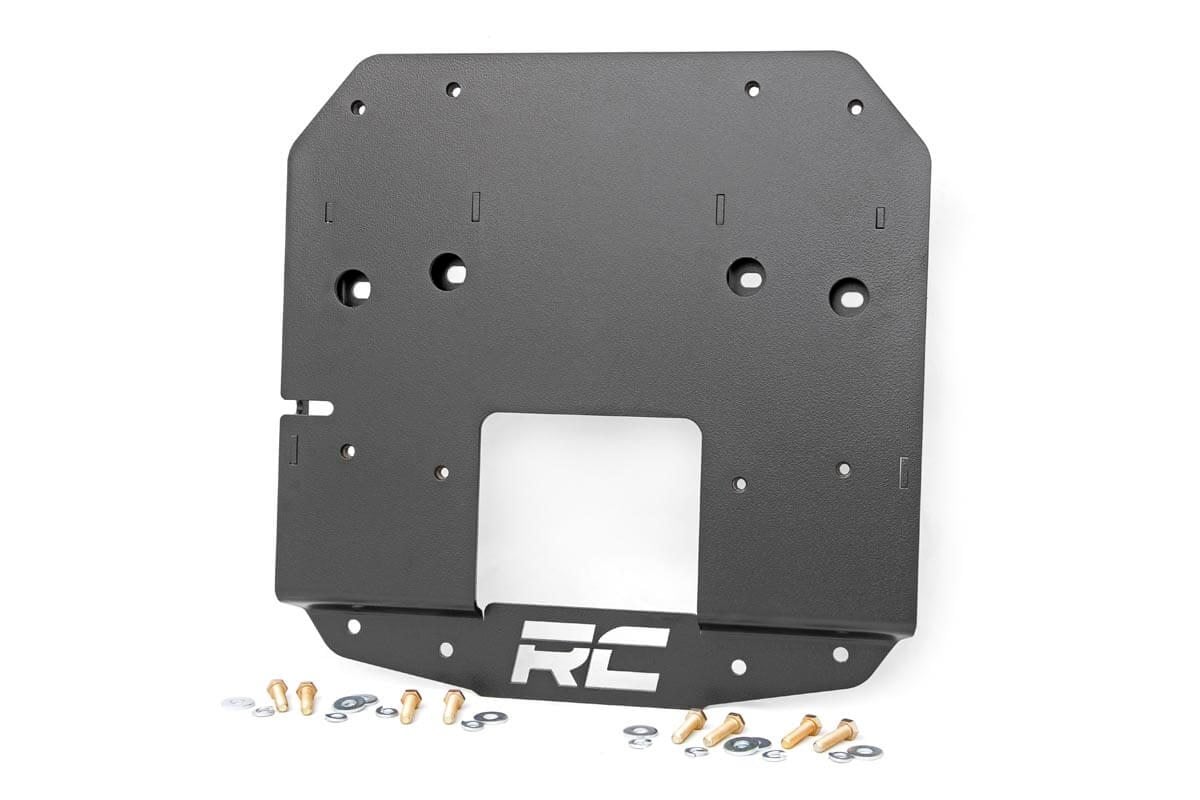 Rough Country Tire Carrier Relocation Plate for Jeep Wrangler 4WD