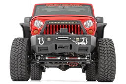 8-Inch Front Tube Fender Flares for Jeep Wrangler (2007-2017), view 3, Rough Country 10531