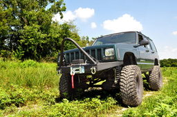 Front Winch Bumper for Jeep Cherokee XJ (1984-2001), view 6, Rough Country 10570