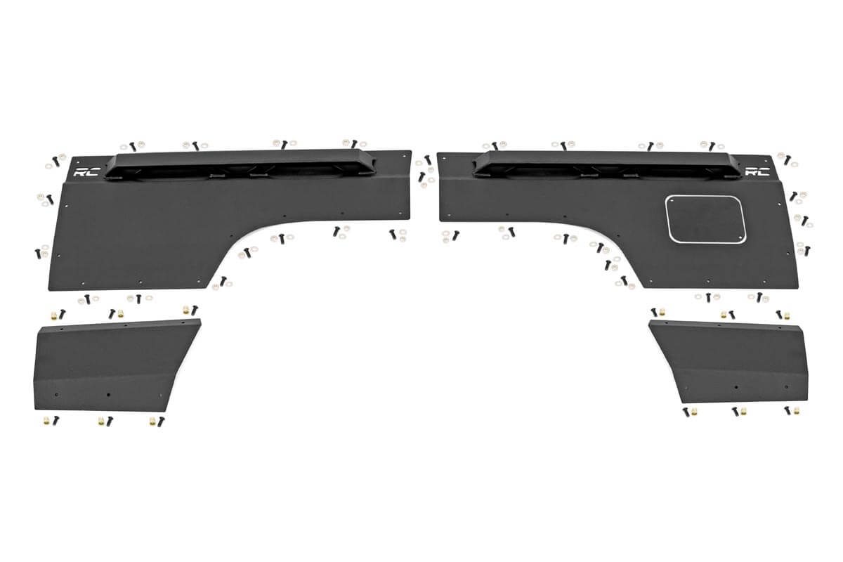 Rough Country Rear Fender & Quarter Panel Armor for 1984–1996 Jeep Cherokee