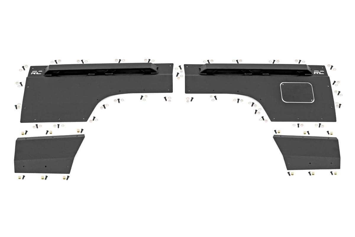 Rear Fender & Quarter Panel Armor for 1997–2001 Jeep Cherokee, Rough Country 10579
