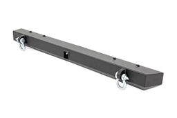 Rear Bumper with 4.75-Ton D-Rings for Jeep Wrangler TJ, view 3, Rough Country 10591