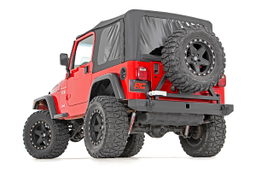 Rear Tire Carrier Bumper for Jeep Wrangler TJ (1987-2006), view 2, Rough Country 10592A
