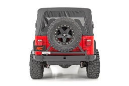 Rear Tire Carrier Bumper for Jeep Wrangler TJ (1987-2006), view 3, Rough Country 10592A
