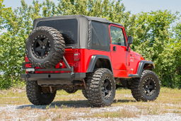 Rear Tire Carrier Bumper for Jeep Wrangler TJ (1987-2006), view 4, Rough Country 10592A