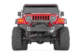 Front Bumper with 20-Inch LED Light Bar for Wrangler TJ, Rough Country 10595