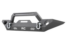 Front Winch Bumper with 20-Inch LED Light Bar, view 3, Rough Country 10596