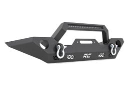 Front Winch Bumper with 20-Inch LED Light Bar, view 4, Rough Country 10596