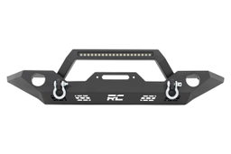 Front Winch Bumper with 20-Inch LED Light Bar, view 5, Rough Country 10596