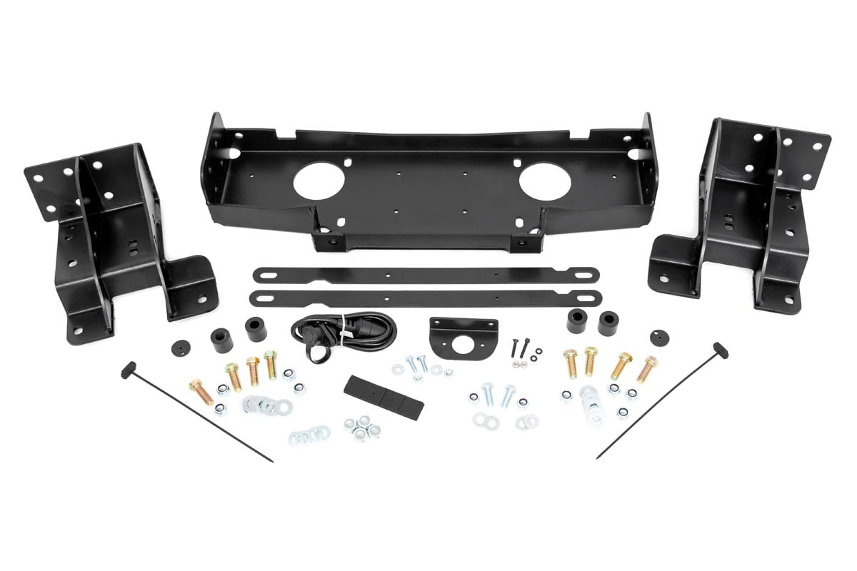 Hidden Winch Mount for Jeep Cherokee & Grand Cherokee (2014-2020) — Rough Country 10602