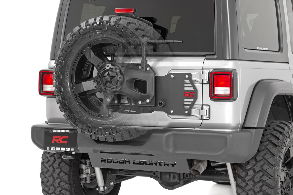 Steel Tailgate Reinforcement for Jeep Wrangler (2018–2025), Rough Country 10603