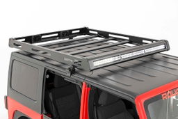Steel Roof Rack for Jeep Wrangler (2007-2017), view 5, Rough Country 10605