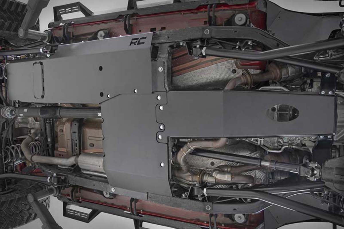 Rough Country Skid Plate Combo for Jeep Wrangler Unlimited 4WD