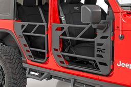 Front Tubular Doors for Jeep Wrangler 4WD (2018-2025), view 2, Rough Country 10617