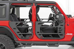 Front Tubular Doors for Jeep Wrangler 4WD (2018-2025), Rough Country 10617