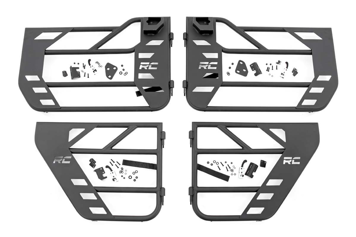 Rough Country Front and Rear Tubular Doors for Jeep Wrangler