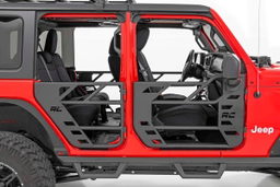 Front and Rear Tubular Doors for Jeep Wrangler (2018-2025), Rough Country 10619