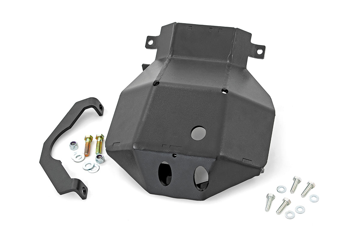 Rough Country M186 Front Diff Skid Plate for Jeep Wrangler 4WD