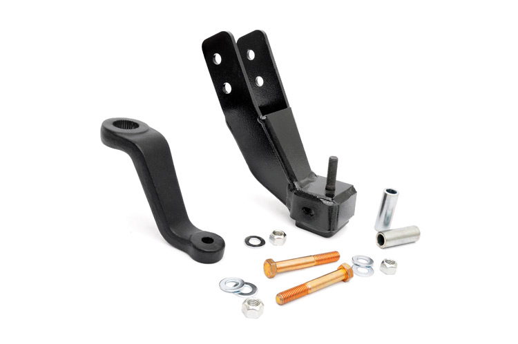 Rough Country Track Bar Bracket & Drop Pitman Arm for Jeep TJ