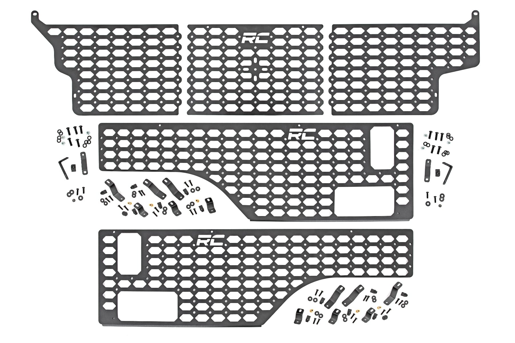 Three-Panel Molle Bed Kit for Jeep Gladiator (2020–2025), Rough Country 10634