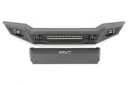 Full-Width Pre-Runner Front Bumper with LED Light Bar, view 5, Rough Country 10635