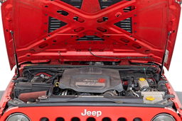 Hood Struts for Jeep Wrangler and Wrangler Unlimited (2007-2017), view 4, Rough Country 10643