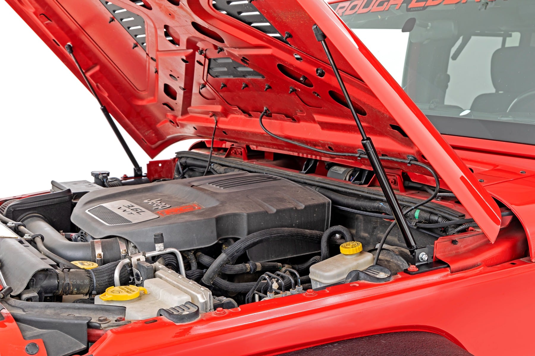 Rough Country Hood Struts for Jeep Wrangler and Wrangler Unlimited