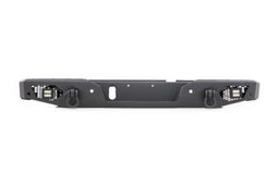 Rear Bumper with Bed Steps and LED Cubes for Gladiator, view 3, Rough Country 10646