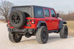 Tubular Rear Bumper for Jeep Wrangler JL (2018-2025), view 2, Rough Country 10648