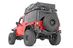 Tubular Rear Bumper for Jeep Wrangler JK (2007-2017), view 3, Rough Country 10649
