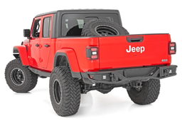 Tubular Rear Bumper for Jeep Gladiator (2020-2025), view 2, Rough Country 10650
