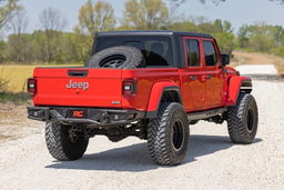 Tubular Rear Bumper for Jeep Gladiator (2020-2025), view 4, Rough Country 10650