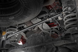 Forged Rear Track Bar for Jeep Gladiator 4WD (2020-2025) shown installed, Rough Country 10651