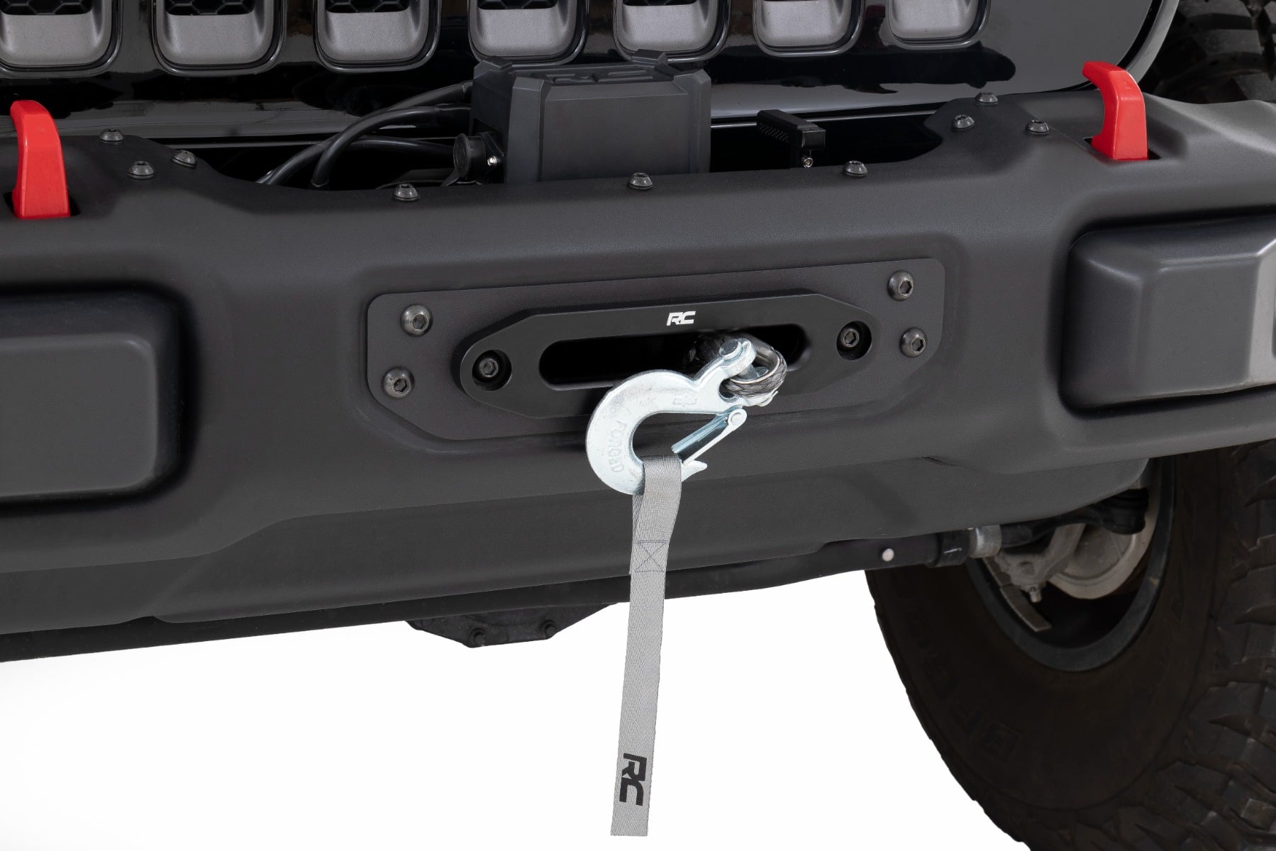 Rough Country Hidden Winch Mounting Plate for Modular Steel Bumpers