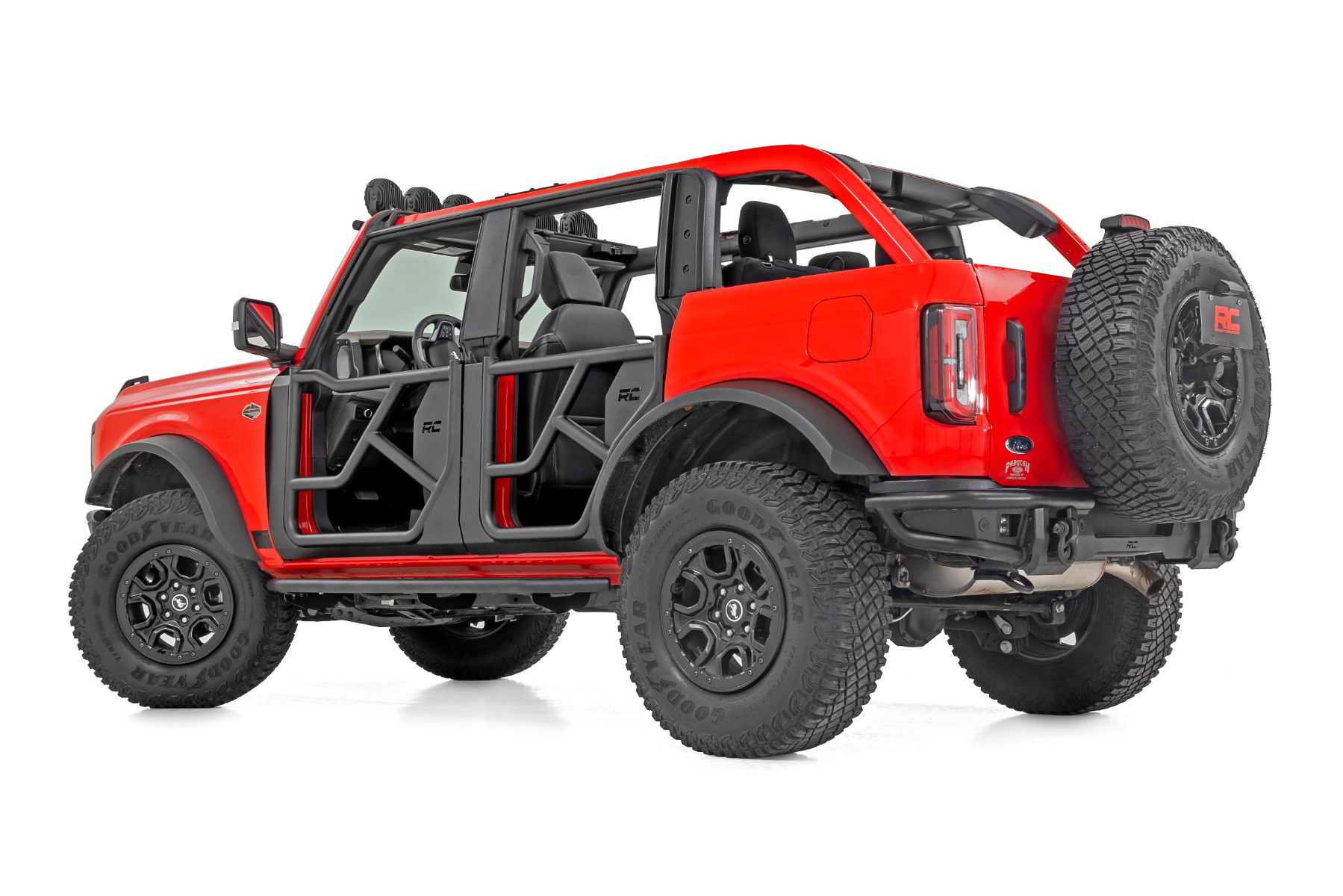 Tubular Front and Rear Door Set for Ford Bronco (2021-2025) — Rough Country 10658