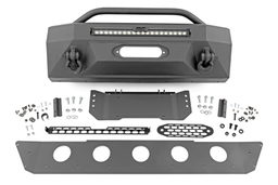 Prerunner Bumper with 20-Inch Cool White DRL Bar for 4Runner dimension diagram — Rough Country 10745