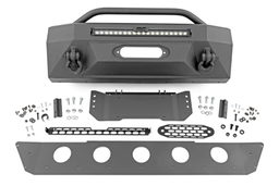 Prerunner Bumper with 20-Inch Amber DRL Light Bar for 4Runner dimension diagram — Rough Country 10746