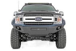 Pre-Runner Front Bumper with Skid Plate for F-150 (2018-2020), view 4, Rough Country 10756A