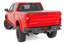 Rear LED Bumper for Silverado & Sierra 1500 (2019-2024), view 2, Rough Country 10758