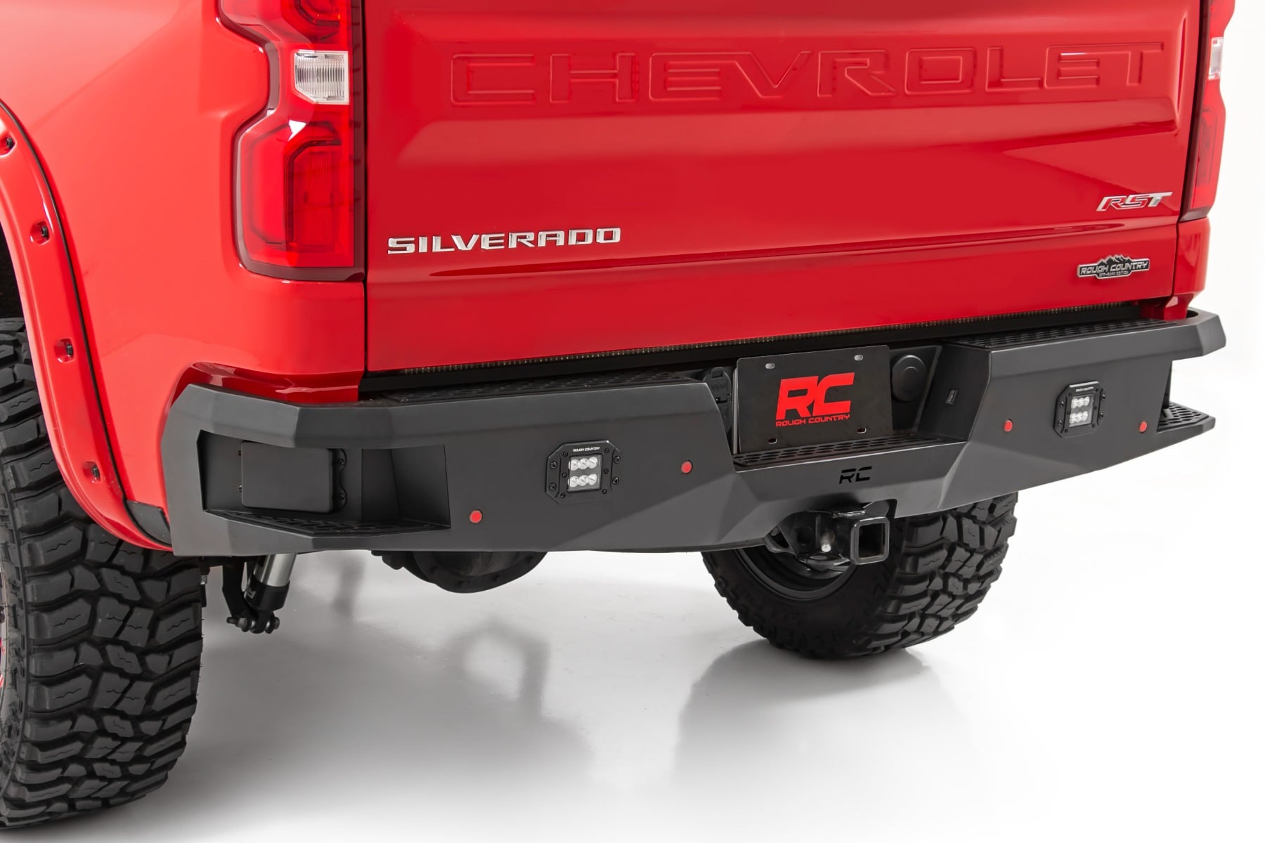 Rear LED Bumper for Silverado & Sierra 1500 (2019-2024) — Rough Country 10758 — Rear Bumpers